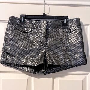 Metallic shiny shorts